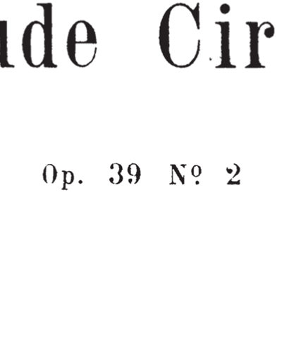 Prélude Circulaire, op. 39 No. 2 — 贝多芬