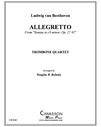 Allegretto (from 'Sonata in C-sharp minor, op. 27 No. 2') — Ludwig van Beethoven