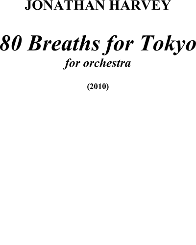 80 Breaths for Tokyo — 乔纳森·哈维