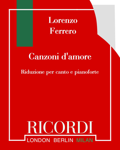 Canzoni d'amore — Lorenzo Ferrero