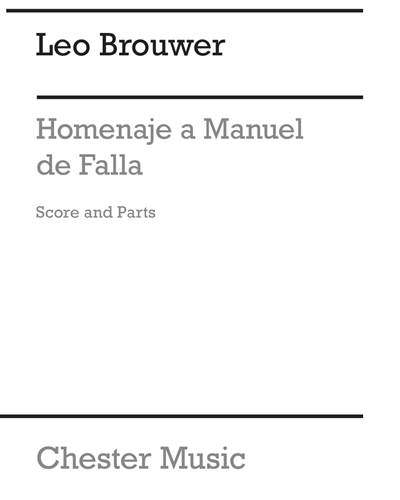 Homenaje a Manuel de Falla — 莱奥·布劳威尔