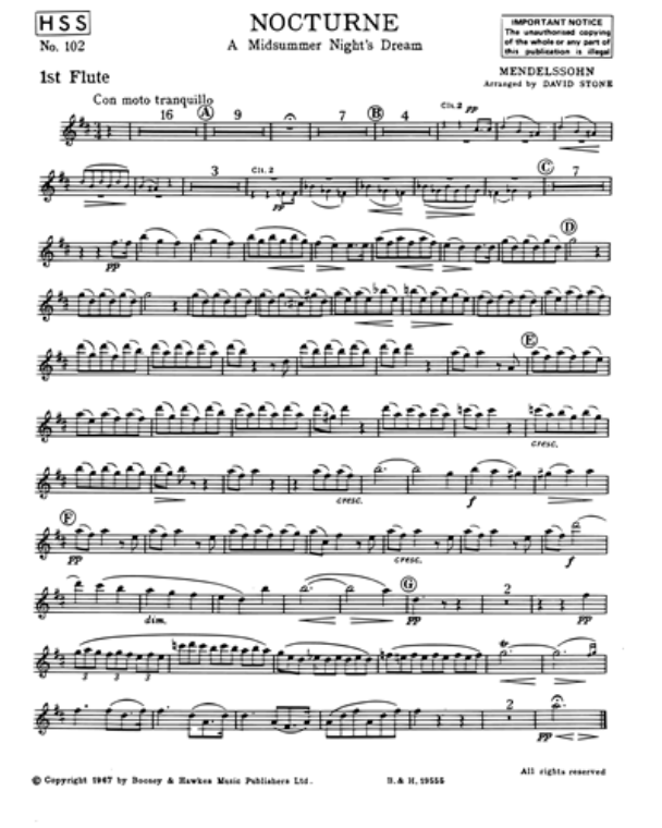 Nocturne (from 'A Midsummer Night's Dream') — 门德尔松