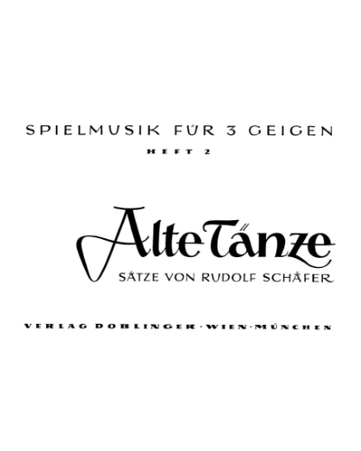 Music for 3 Violins, Book 2 — Rudolf Schäfer