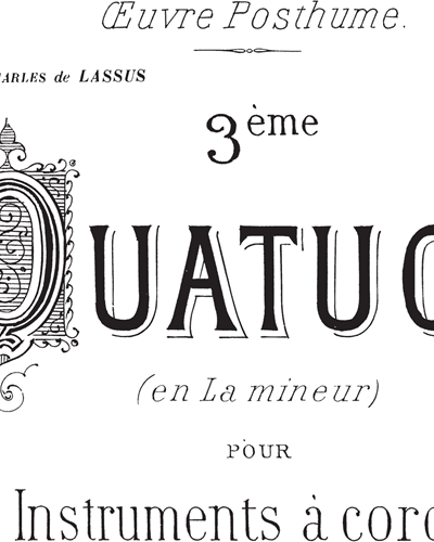 String Quartet No. 3 in A minor — Charles Gounod