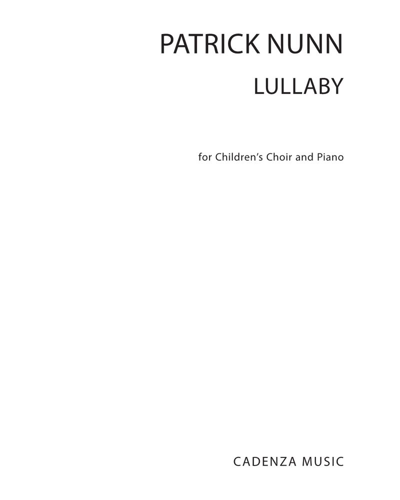 Lullaby — Patrick Nunn