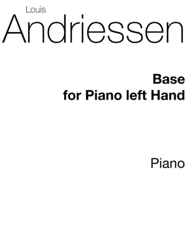 Base — Louis Andriessen