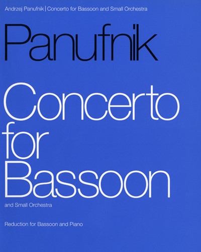 Concerto for Bassoon — 安德热·帕努夫尼克