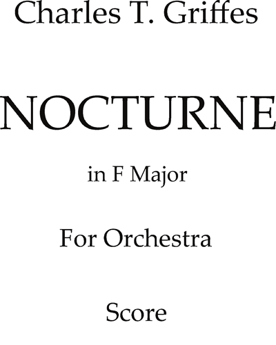 Nocturne in F Major — Charles Griffes