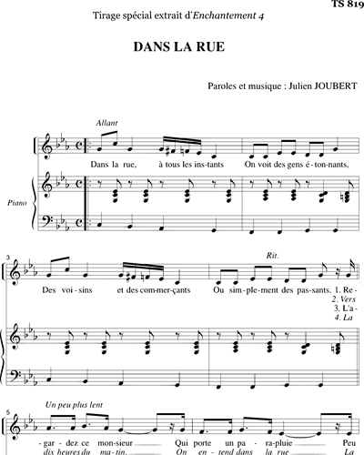Dans la rue - ext. Enchantement 4 — Julien Joubert
