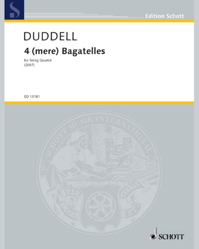Four Bagatelles — Joe Duddell