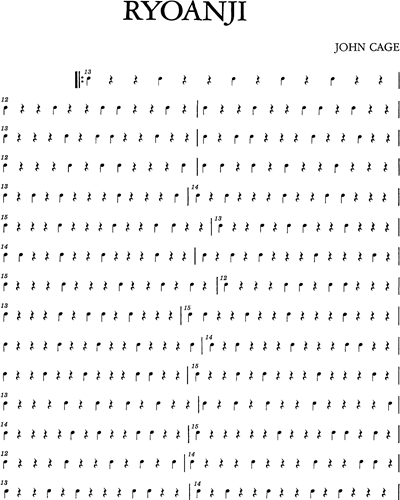 Ryoanji (trombon — 约翰·凯奇