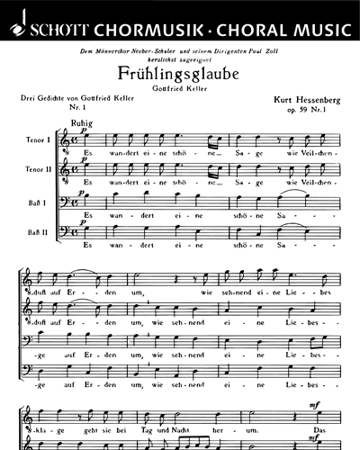 Drei Chöre — Kurt Hessenberg