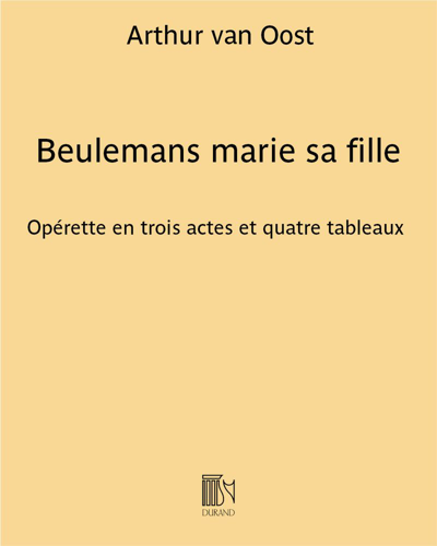 Beulemans marie sa fille — Arthur van Oost