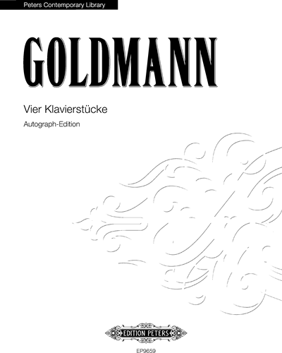 4 Stücke für Klavier — Friedrich Goldmann