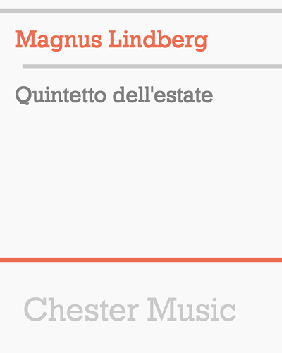 Quintetto dell'estate — 林德贝里