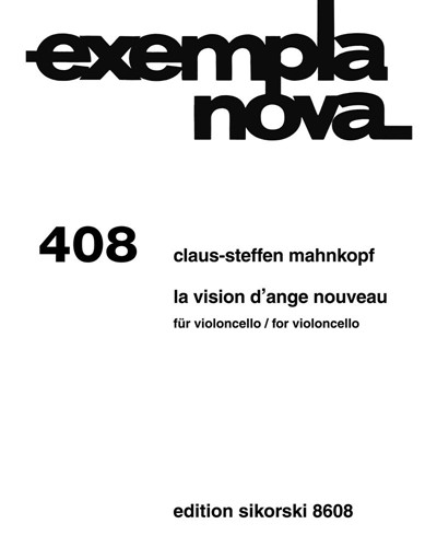 La vision d'ange nouveau — Claus-Steffen Mahnkopf