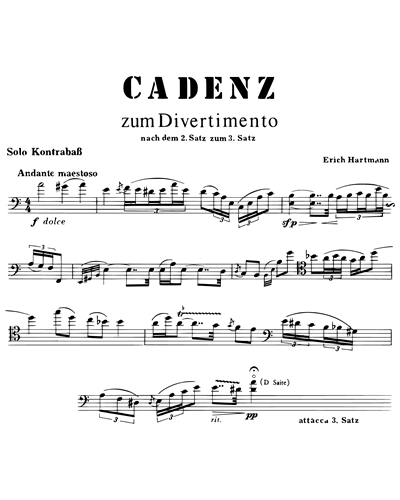 Divertimento — Rudolf Hartmann