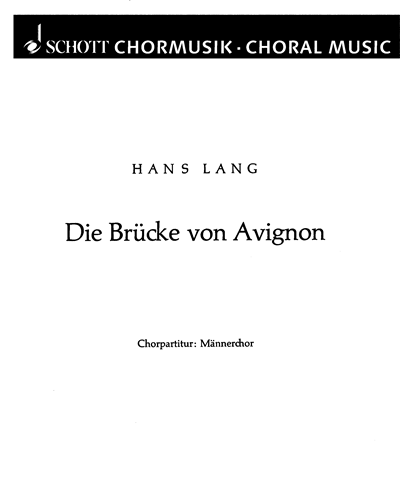 Die Brücke von Avignon — Hans Lang