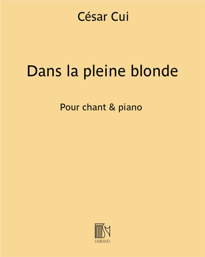 Dans la pleine blonde (Excerpt No. 1 from 'Six Mélodies'), op. 23 — 居伊