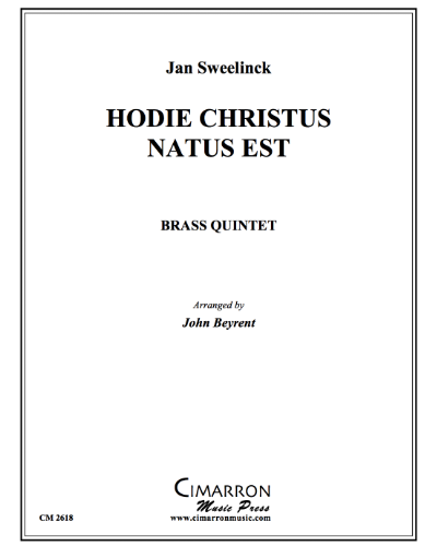 Hodie Christus Natus Est — Jan Pieterszoon Sweelinck
