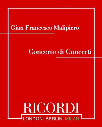 Concerto di concerti ovvero dell'Uom malcontento — 马利皮耶罗