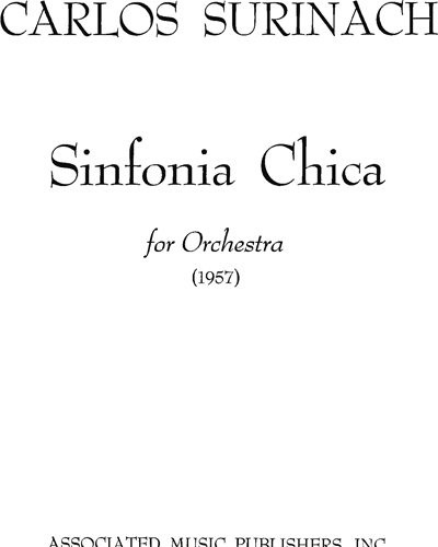 Sinfonia Chica [Small Symphony] — Carles Suriñach