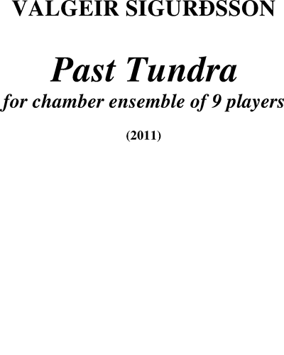 Past Tundra — Valgeir Sigurðsson