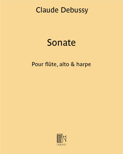 Sonata for Flute, Viola & Harp — 德彪西