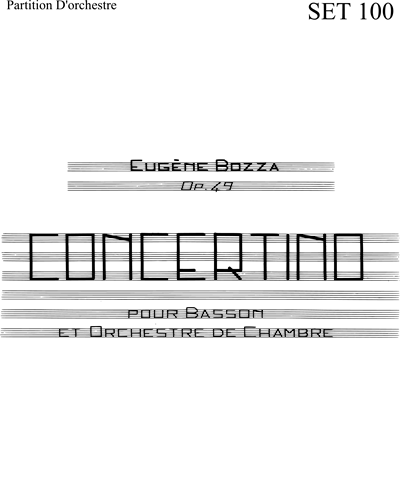 Concertino, op. 49 — 欧仁·博扎