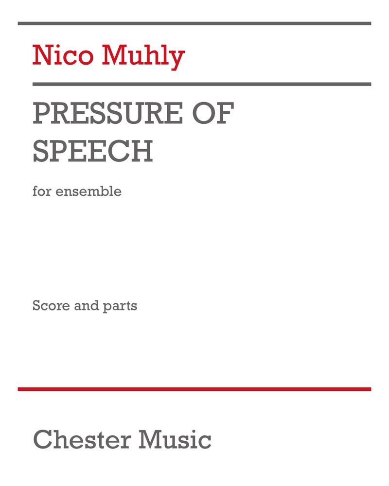 Pressure of Speech — 尼科·穆利