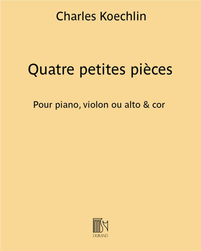 Quatre petites pièces — 夏尔·凯什兰