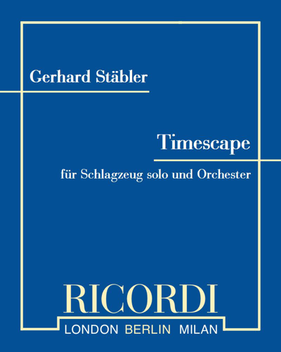 Timescape — Gerhard Stäbler