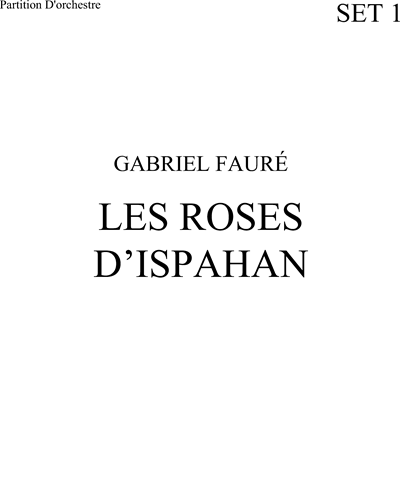 Les roses D'Ispahan — 福雷