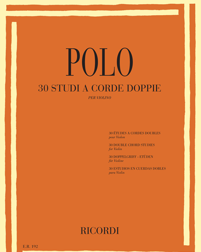 30 Studi a corde doppie — Enrico Polo