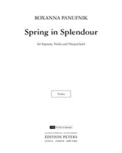 Spring in Splendour — Roxanna Panufnik