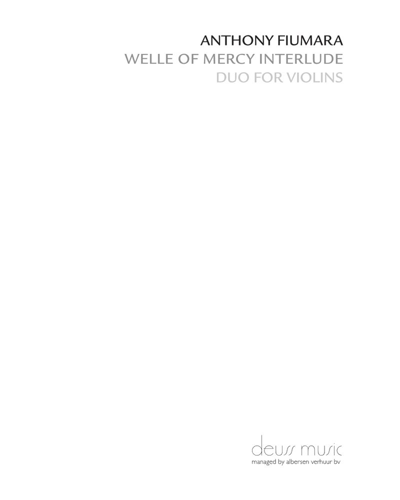 Welle of Mercy - Interlude — Anthony Fiumara