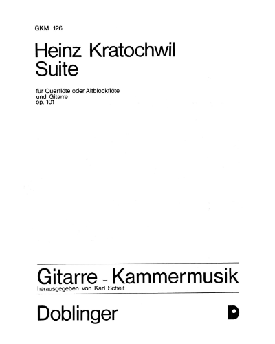 Suite, op. 101 — Heinz Kratochwil