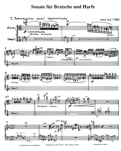 Sonata — Hans Vogt