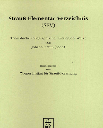 Strauss-Elementar-Verzeichnis 7 (SEV) — 小约翰·施特劳斯