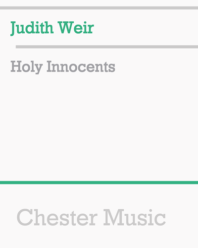 Holy Innocents — 朱迪思·韦尔