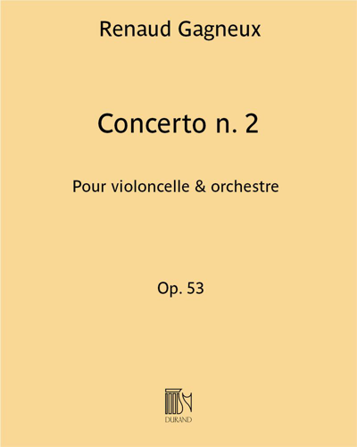 Concerto No. 2, op. 53 — Renaud Gagneux