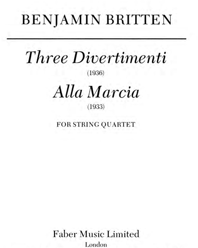 Three Divertimenti — Benjamin Britten