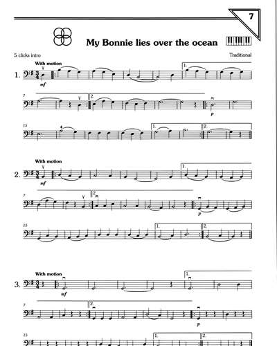 My Bonnie Lies Over The Ocean — 传统