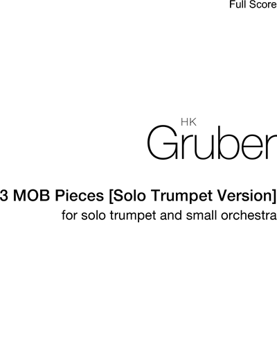 Three MOB Pieces — Heinz Karl Gruber