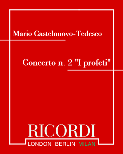 Concerto No. 2 "I profeti" — 卡斯特尔努奥沃-泰代斯科