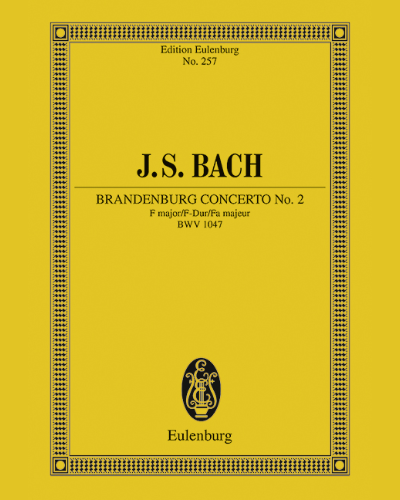 Brandenburg Concerto No. 2 in F major, BWV 1047 — 巴赫