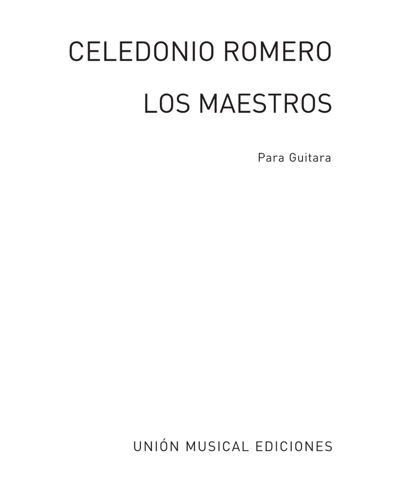 Los maestros — Celedonio Romero