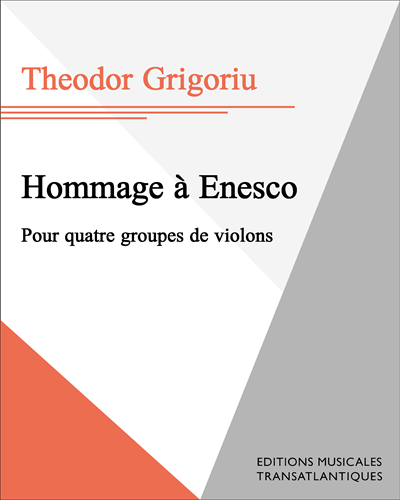Hommage à Enesco — Theodor Grigoriu