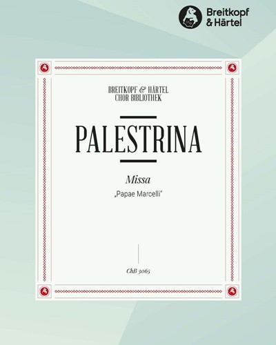 Missa 'Papae Marcelli' — Giovanni Pierluigi da Palestrina