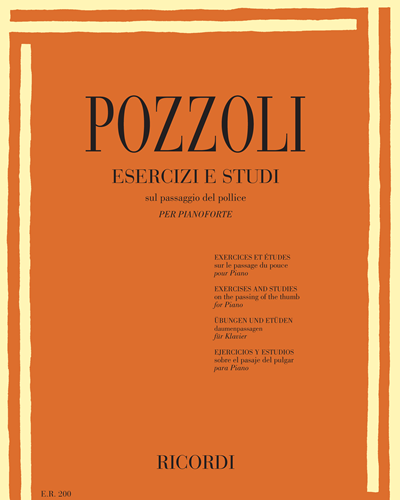 Exercises and Studies on the Thumb Passage — Ettore Pozzoli
